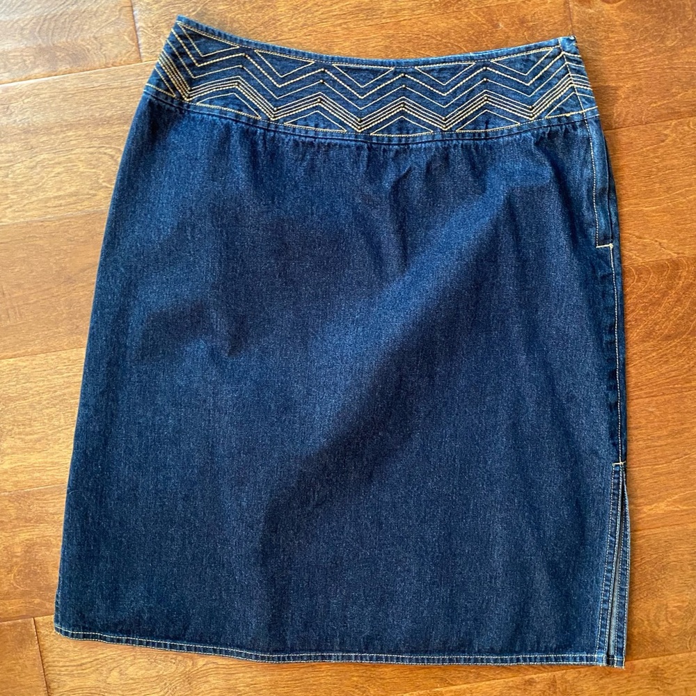 Liz Claiborne Jean Skirt